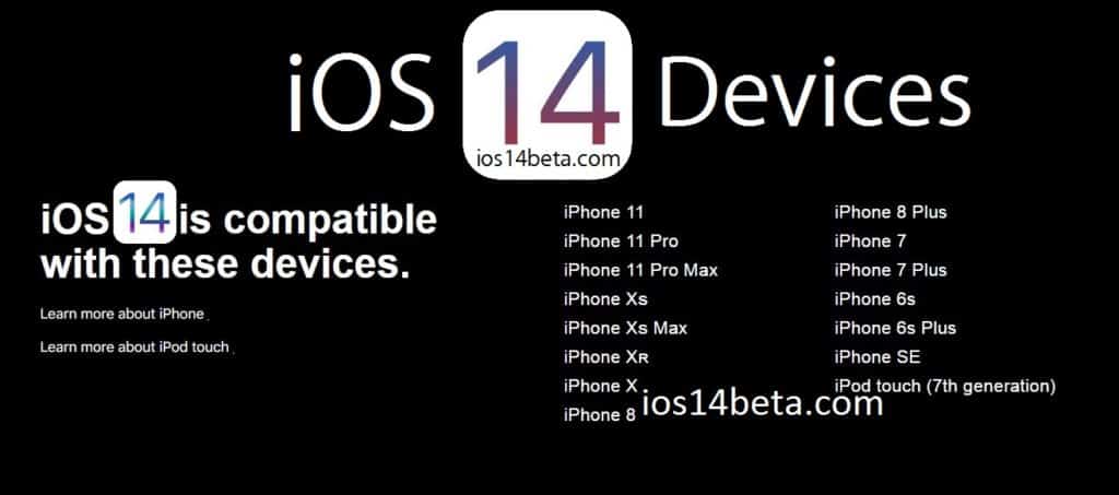 ios 14 supported devices