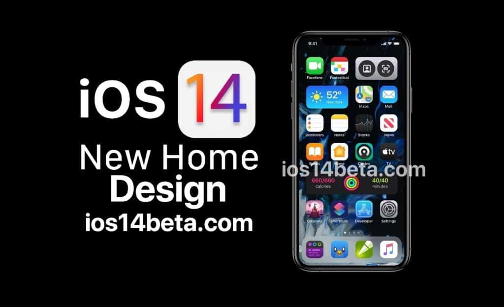 ios 14 beta home screen widget