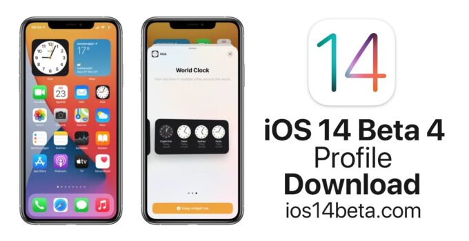 iOS 14 Beta 4 Profile Download