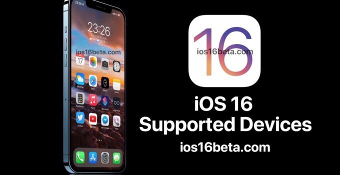 iOS 16 Supported Devices